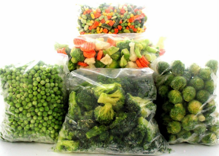 Which vegetables can be stored in the refrigerator