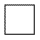 Pictograph of an empty square