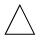 Empty triangle.